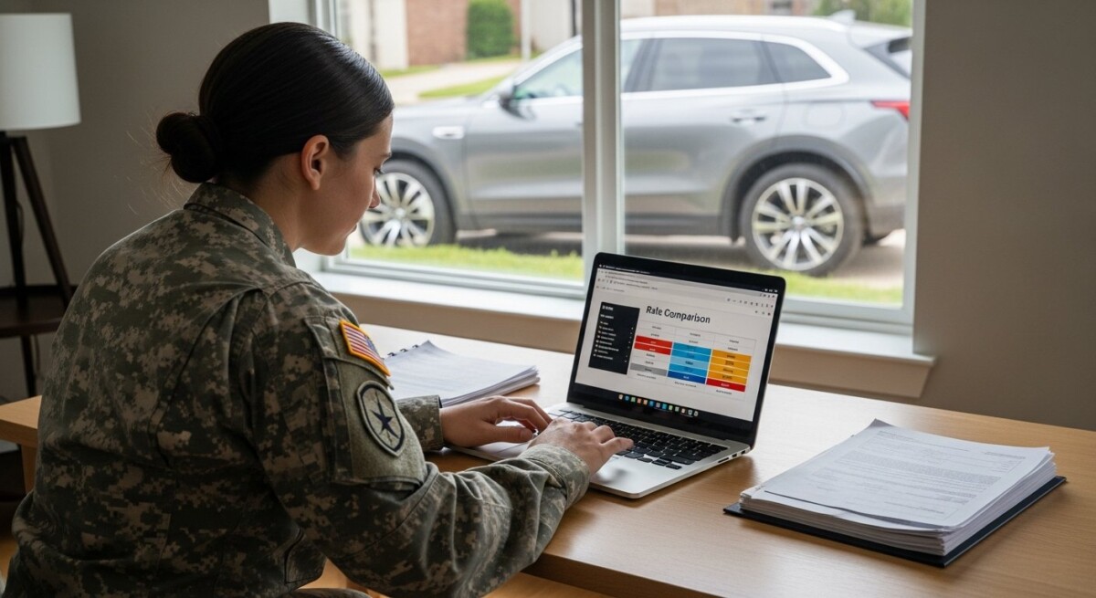 auto loan refinance for military members