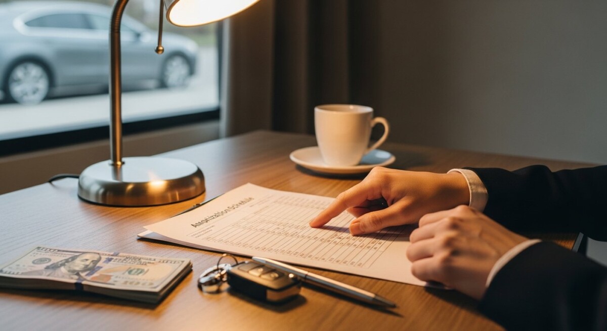 auto loan amortization schedule explained